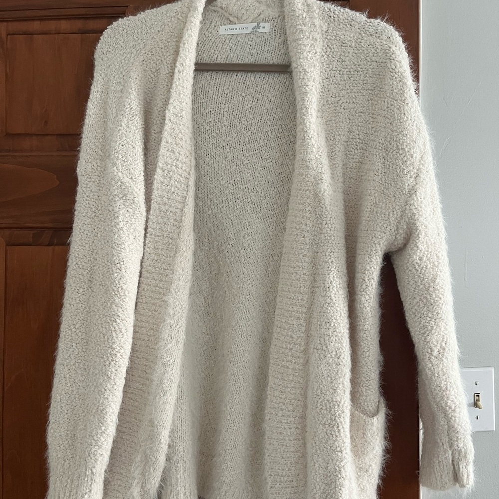 Altar’d state fuzzy sweater